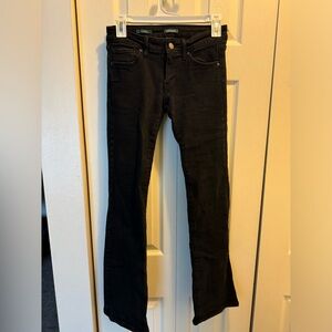 Target black flare jeans. Size 00